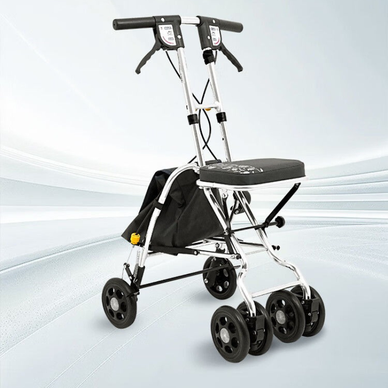 عربة مشي قابلة للطي مع مقعد، ت - مراجعة Pull Cart Fold وسعره