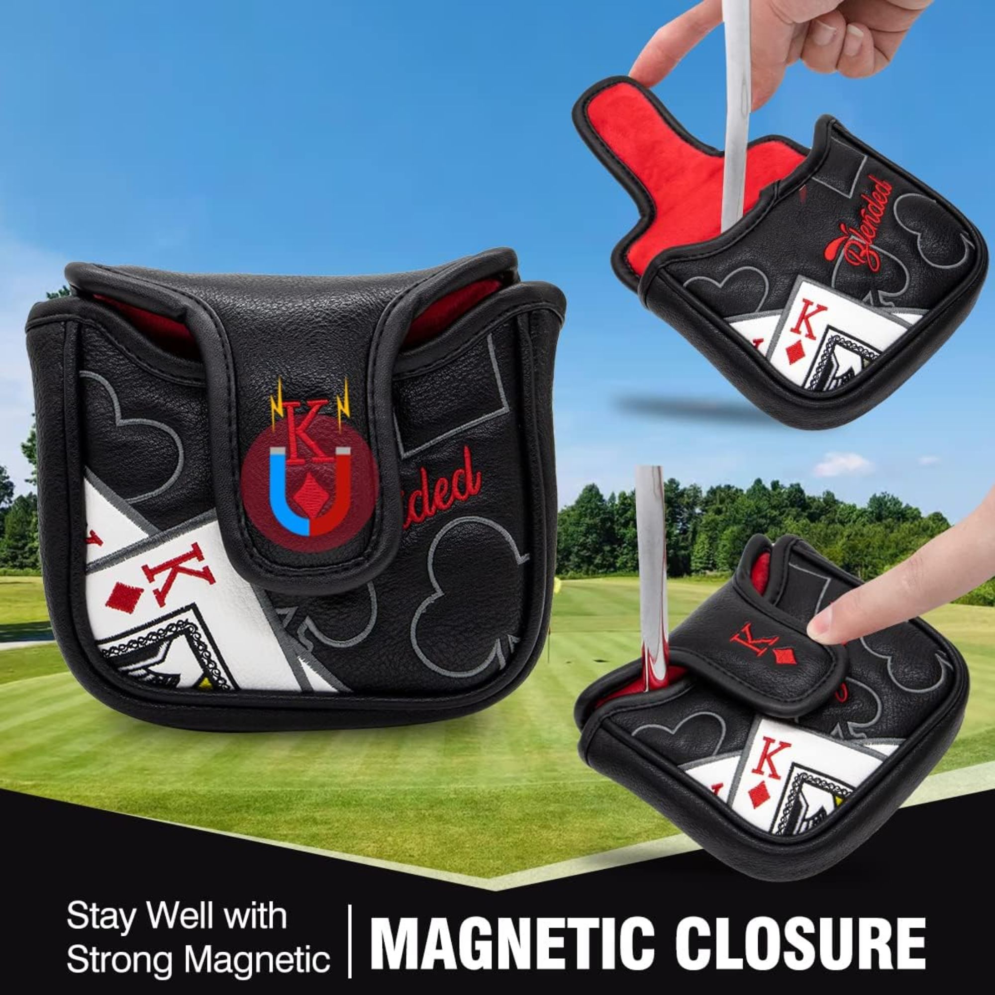 مضرب مطرقة مطرزة ملك القلوب مع - مراجعة Golf Equipment And Accessories وسعره