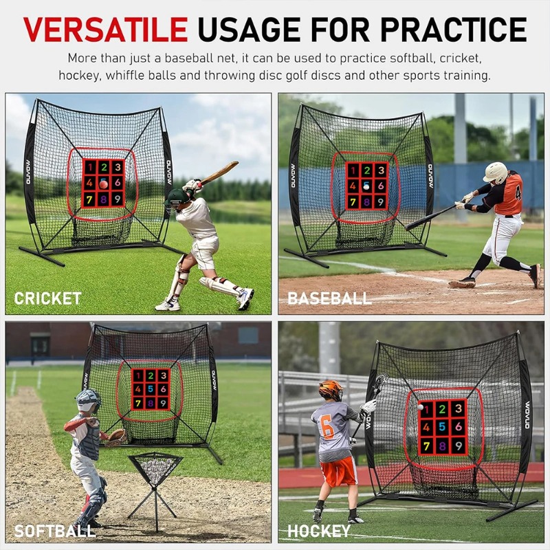 هدف تدريب البيسبول القابل للتع - مراجعة Practice Net Hitting وسعره