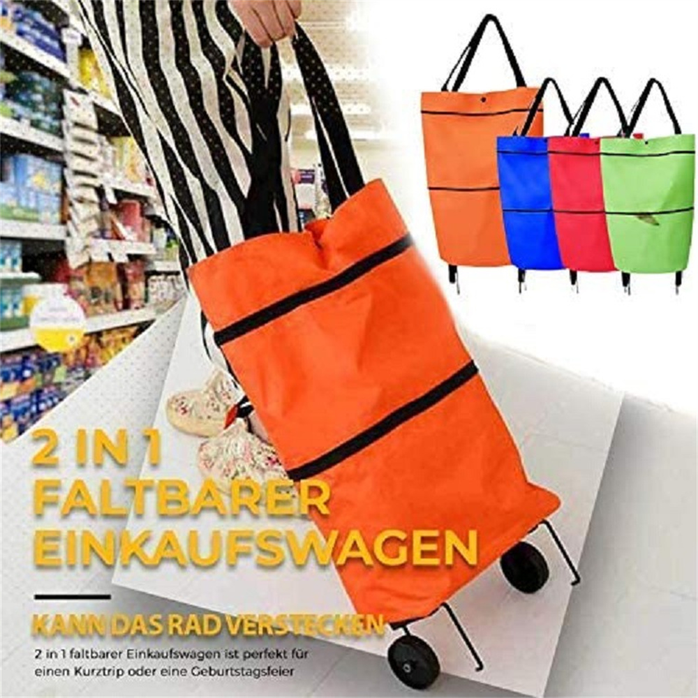 عربة سحب صغيرة محمولة للتسوق م - مراجعة Pull Cart Fold وسعره