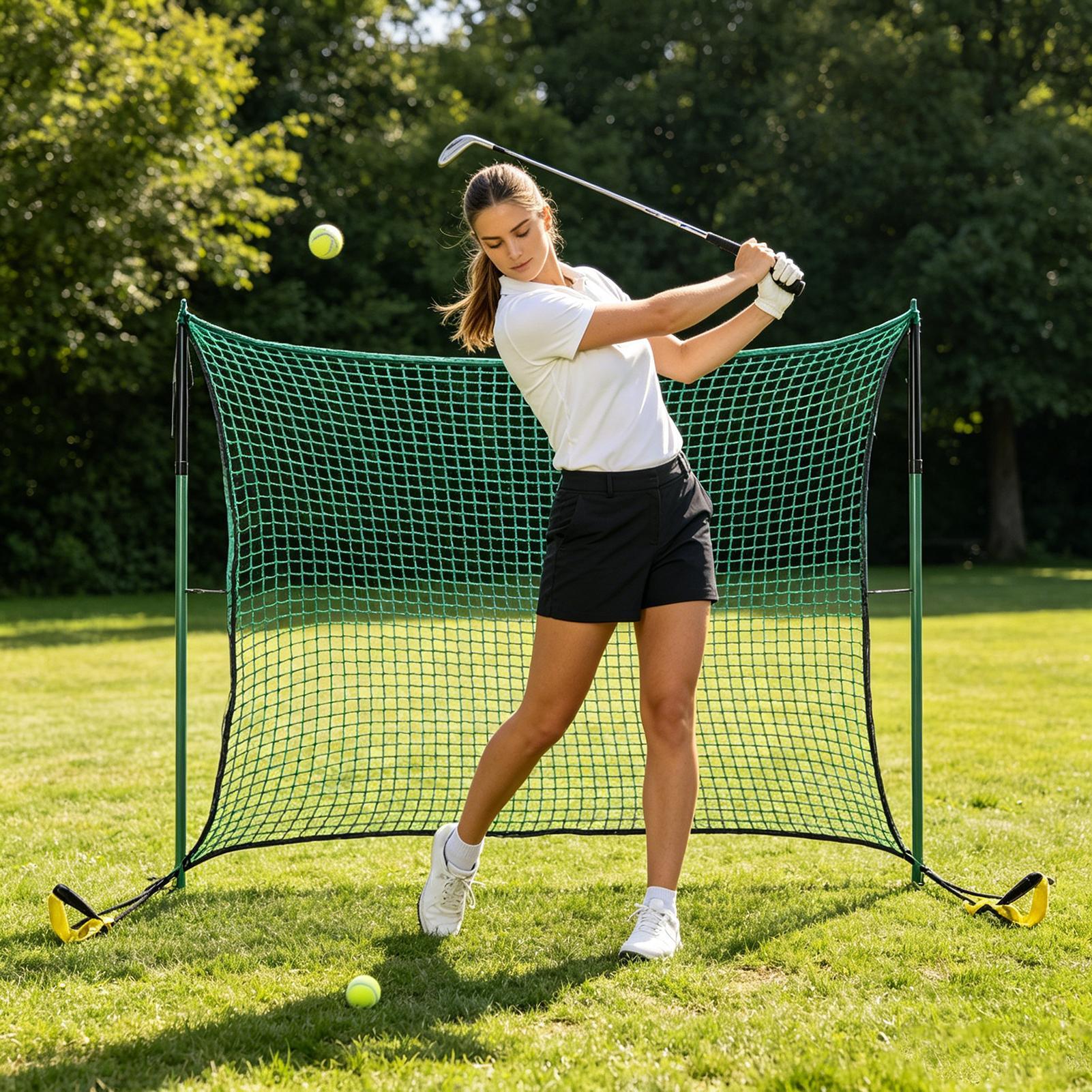 شبكة تدريب الجولف للاستخدام ال - مراجعة Practice Net Hitting وسعره