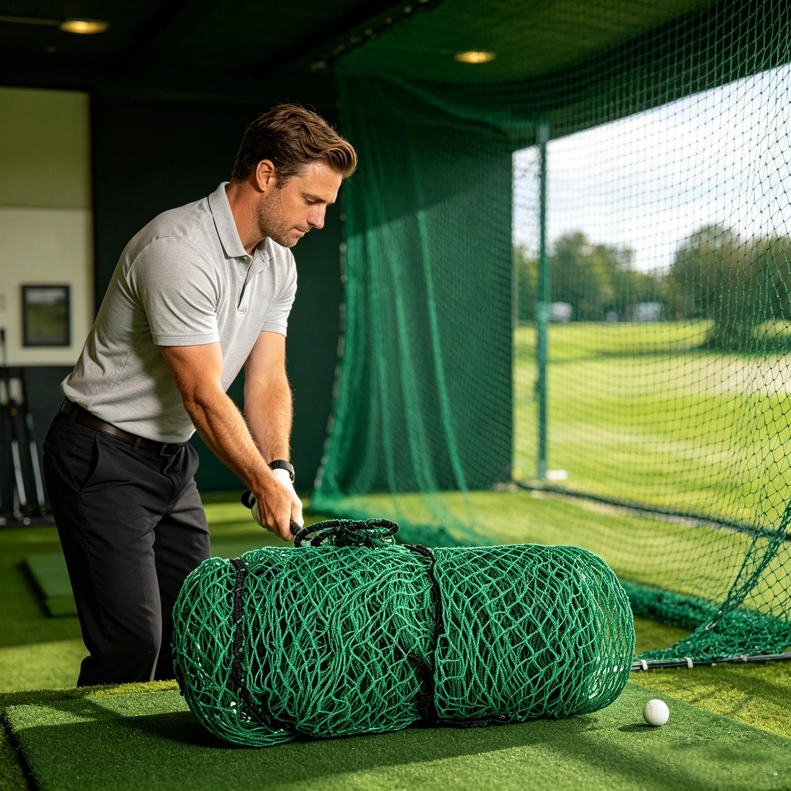 شبكة تدريب الجولف للاستخدام ال - مراجعة Practice Net Hitting وسعره